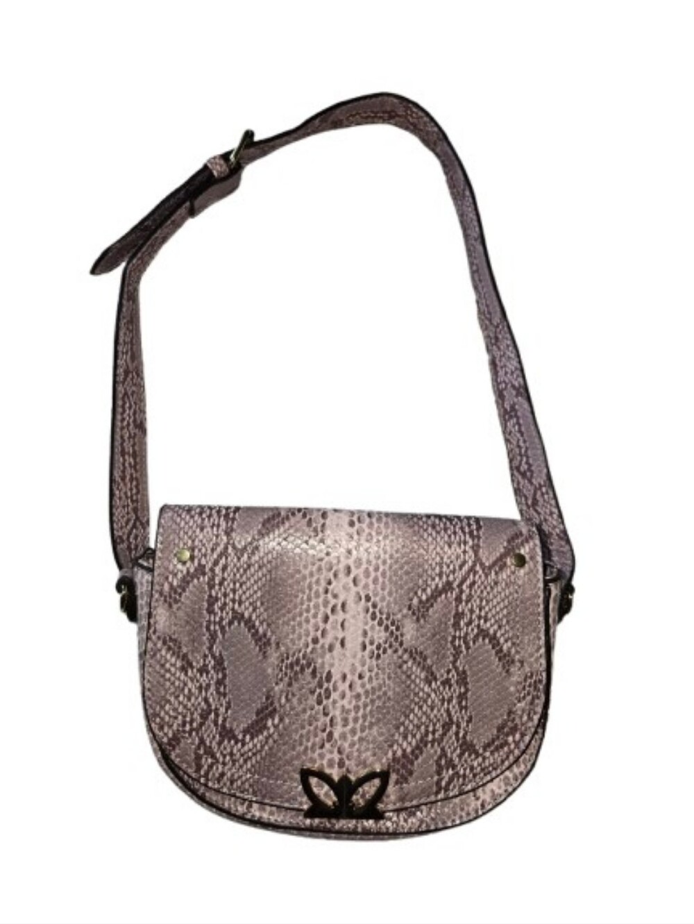 BCBGeneration Faux Snakeskin Belt Bag